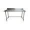 Bk Resources Stainless Steel Work Table W/Open Base, Plastic Feet 5 Riser 60"Wx24"D SVTR5OB-6024 - alternate 4